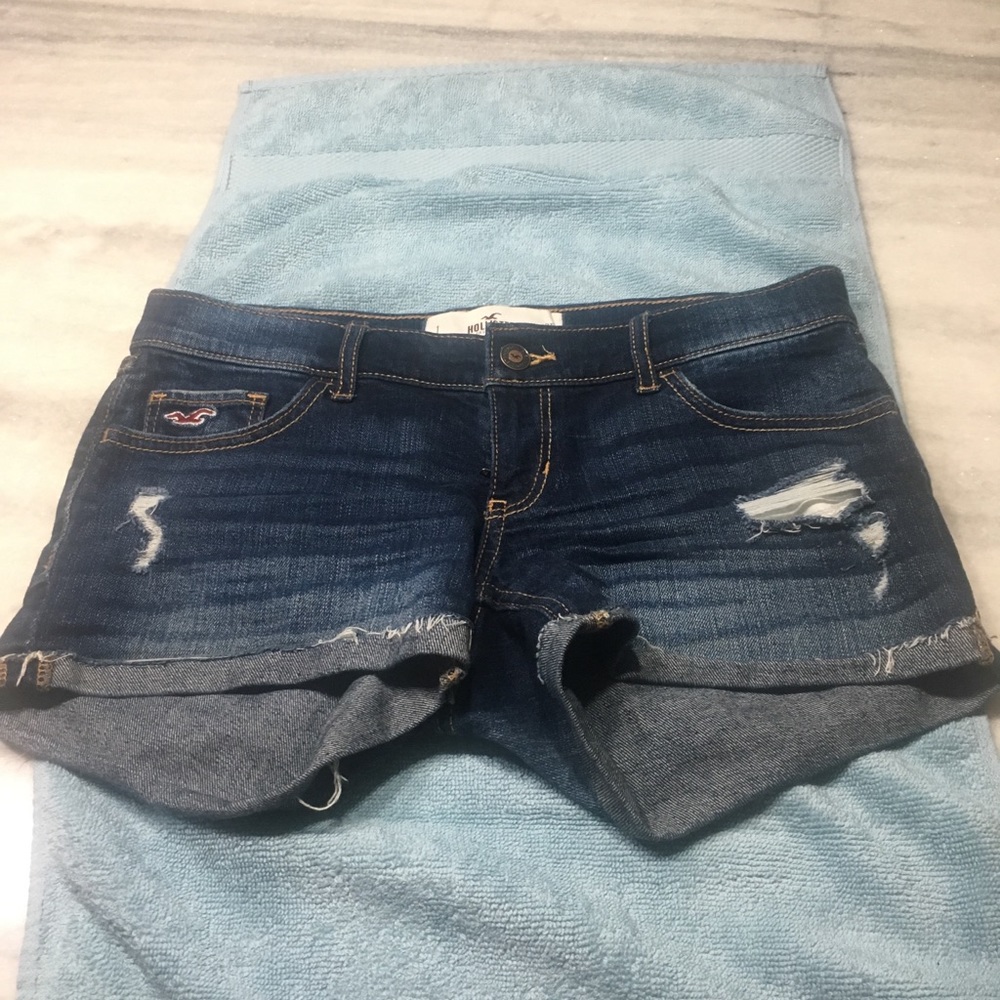 Hollister Distressed Jean Shorts